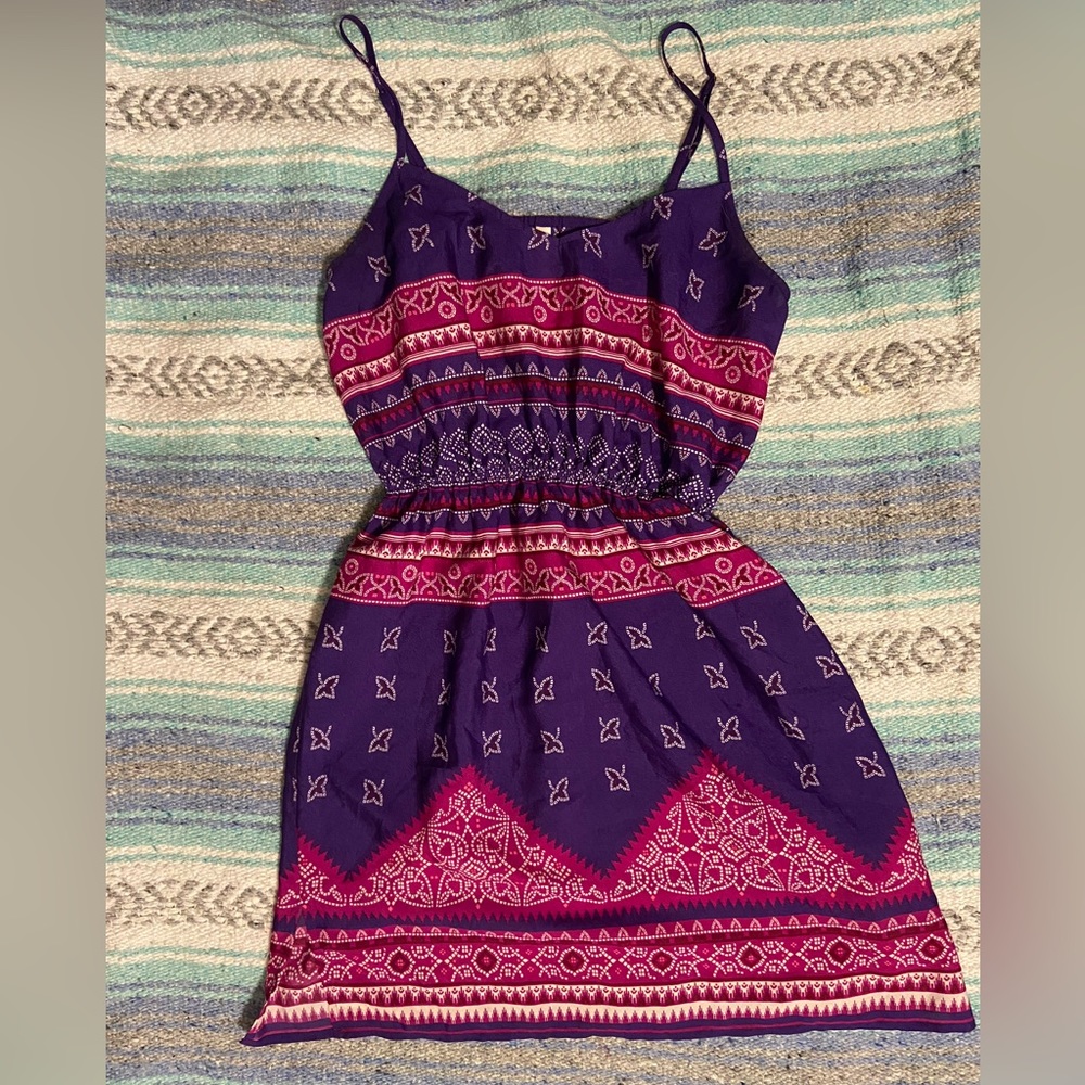 EUC Elastic Waist Bandana Dress
